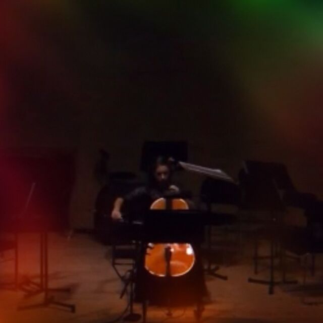 Biding II for cello and electronics performed by Hannah Merchant at the JdP Music Building’s annual MASH Marathon